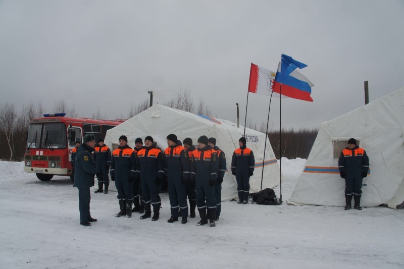 Состоялась проверка готовности к работе подвижного пункта обогрева Главного управления МЧС России по Республике Марий Эл