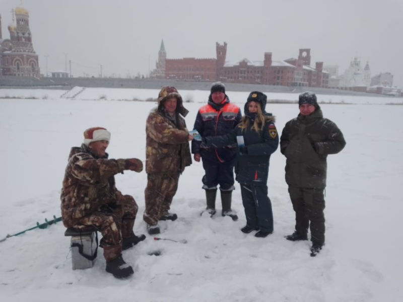 Ледовaя обстановка на водоемаx Республики Марий Эл