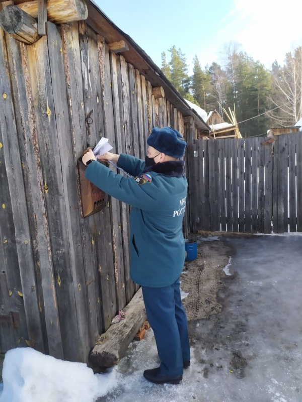 Противопожарный рейд в Юринском районе