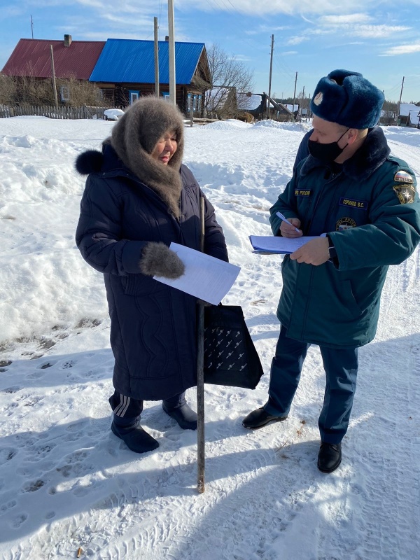 Противопожарный рейд в Юринском районе