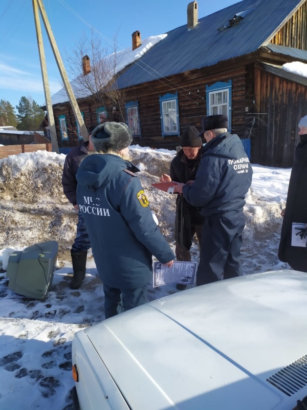 Противопожарный рейд в Юринском районе