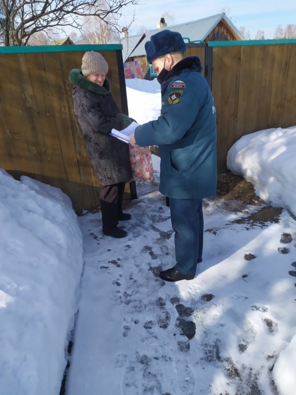 Противопожарный рейд в Юринском районе