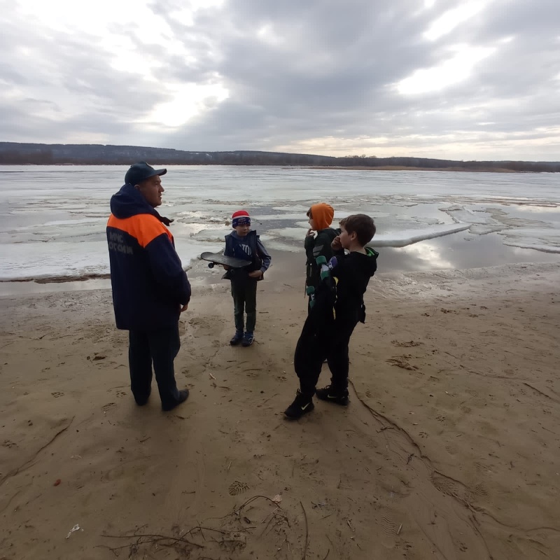 Ледовая обстановка на водных объектах республики