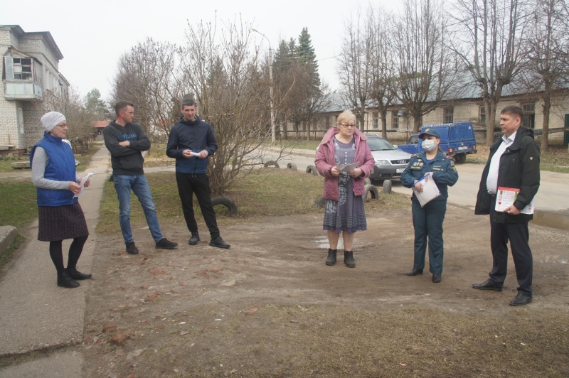 В селе Семёновка прошёл сход населения, посвященный начавшемуся пожароопасному периоду