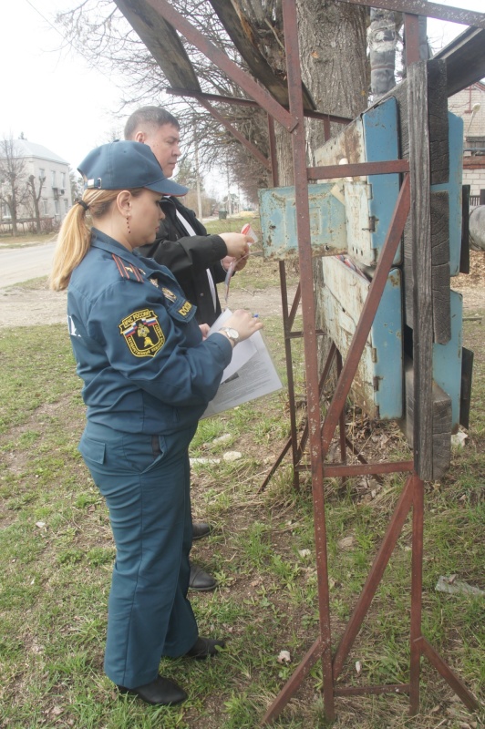 В селе Семёновка прошёл сход населения, посвященный начавшемуся пожароопасному периоду