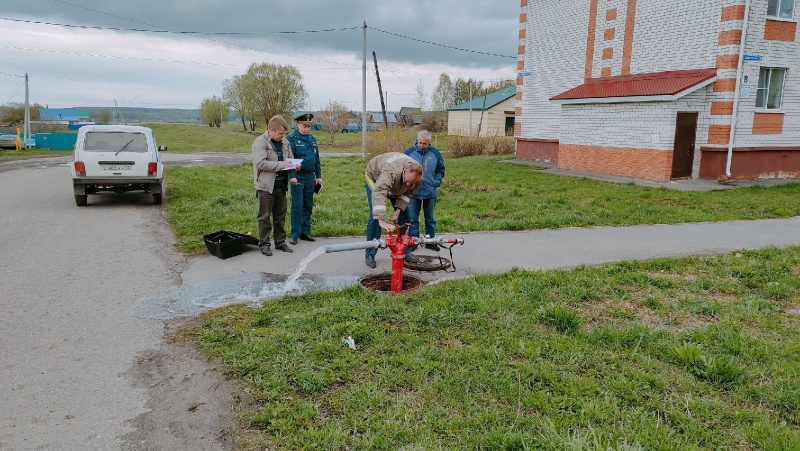 Выполнение противопожарных мероприятий в населенных пунктах под контролем