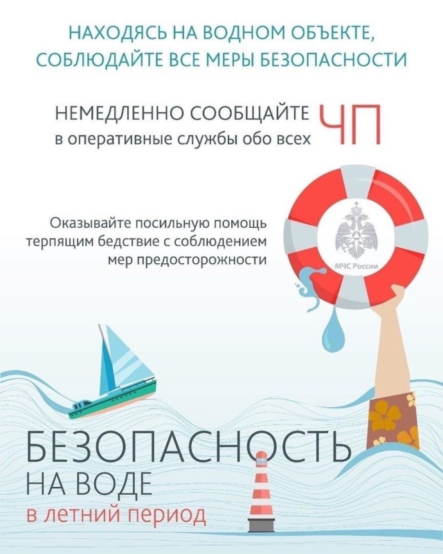 Будьте осторoжны на воде!