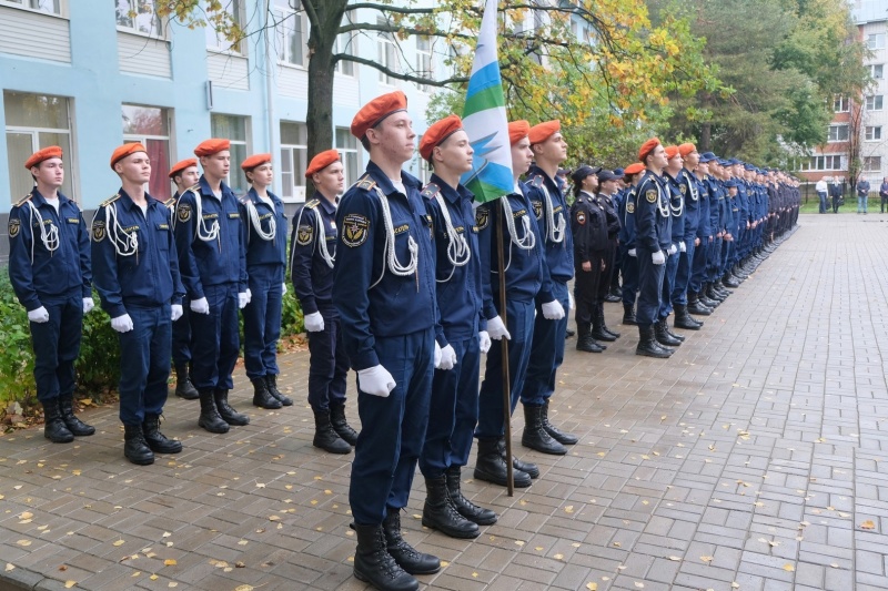 Спасательное ведомство активно участвует в жизни кадетов