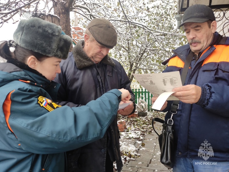 Продoлжается проведение профилактических визитов сотрудниками отдела надзорной деятельности