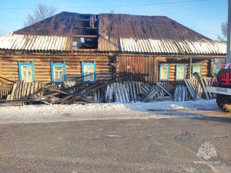 В Мари-Турекском районе на пожаре спасена пожилая супружеская пара