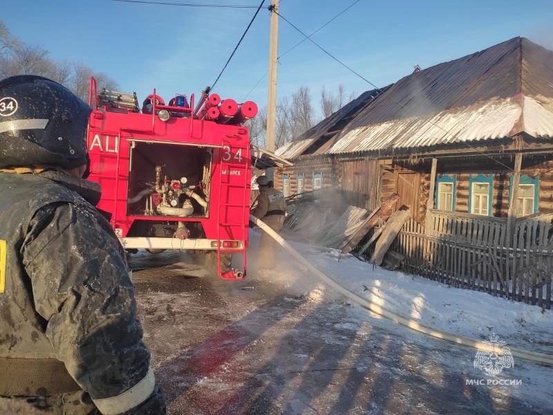 В Мари-Турекском районе на пожаре спасена пожилая супружеская пара