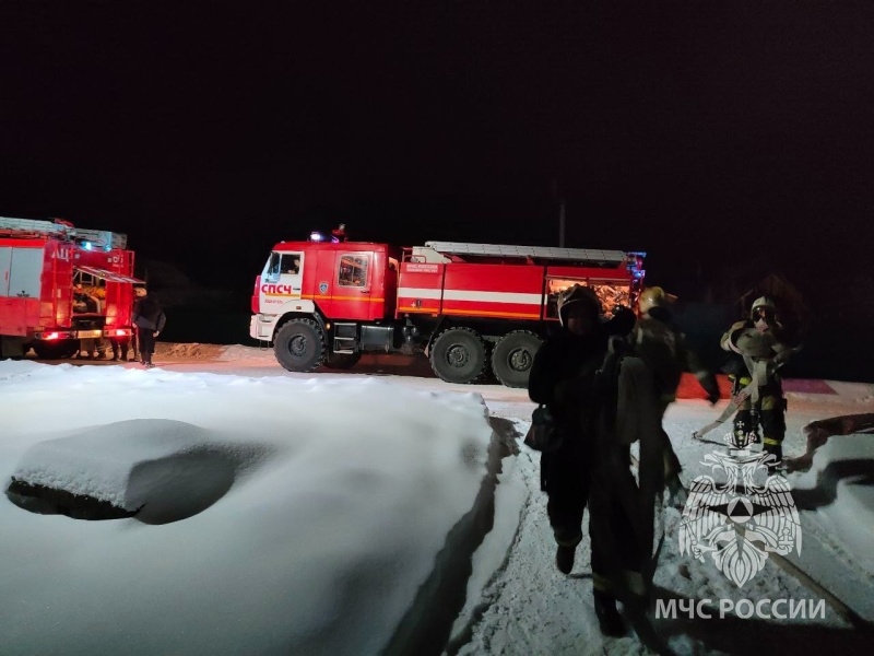 Неисправность печи привела к пожару