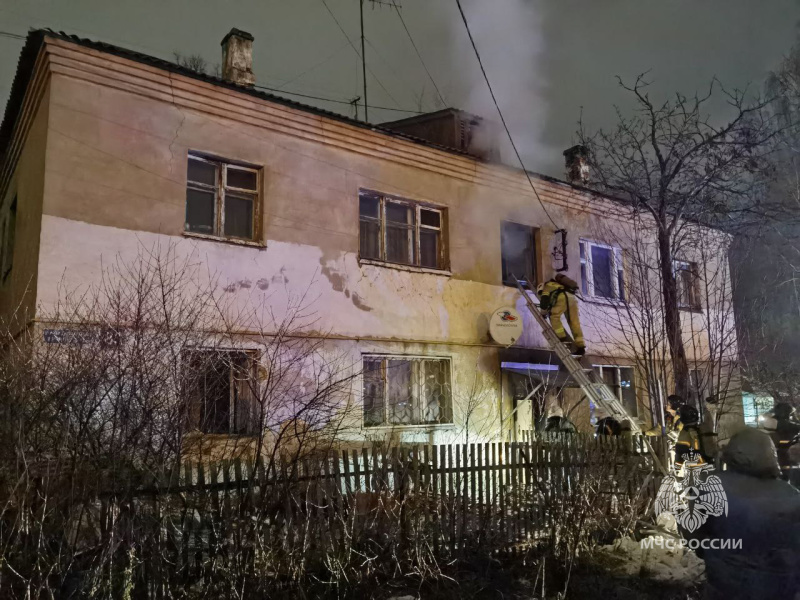 В Йошкар-Оле на пожаре были спасены три человека