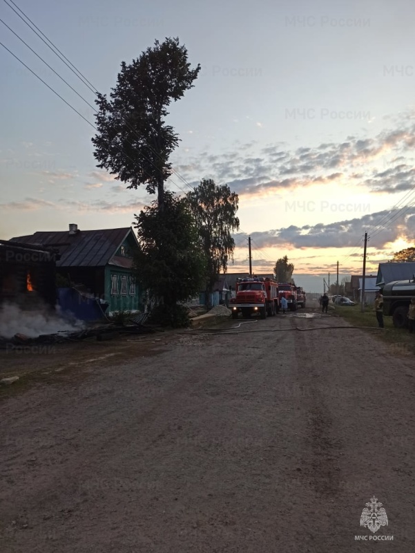 Пожар с трагическими последствиями в Моркинском районе