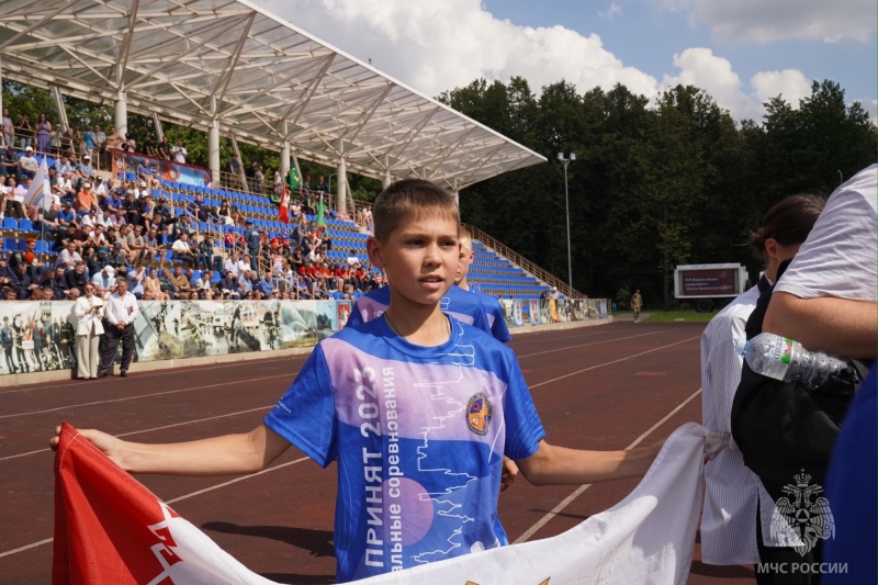 Ребята из команды Марий Эл чемпионы XVII Всероссийских соревнований «Школа безопасности» в младшей возрастной группе