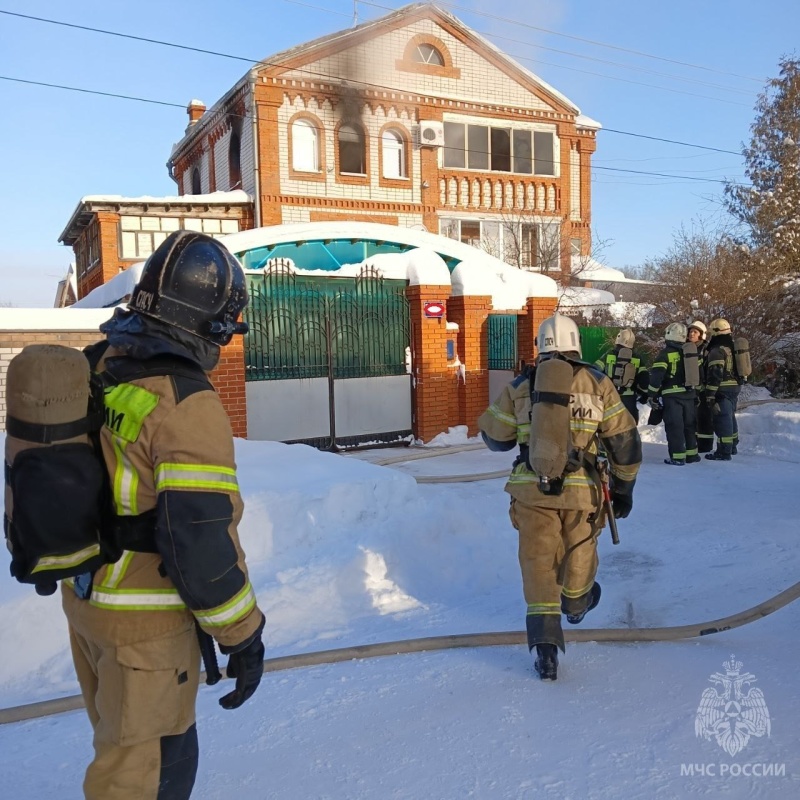 В Медведевском районе нa пожаре погиб пожилой мужчина