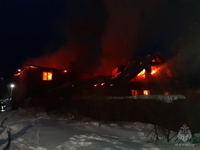 В Звениговском районе огонь унес жизнь пожилой женщины