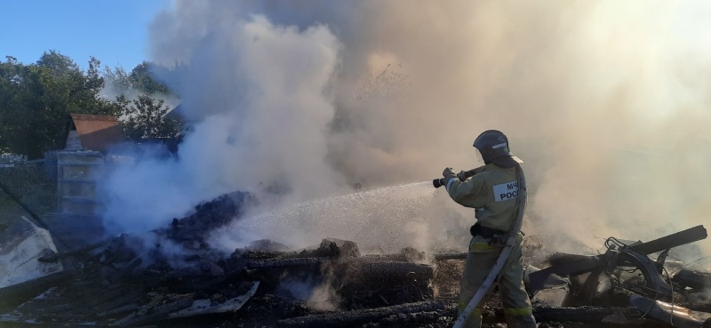 Пожар в Новоторъяльском районе