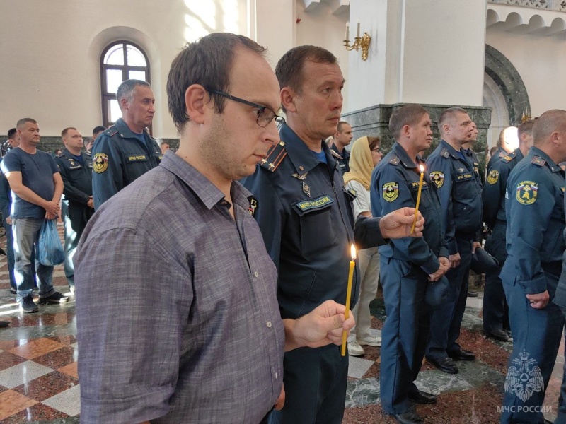 В Йошкар-Оле прошёл молебен в честь иконы Божией Матери «Неопалимая Купина»