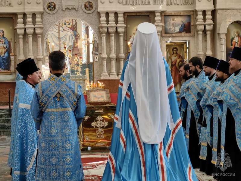 В Йошкар-Оле прошёл молебен в честь иконы Божией Матери «Неопалимая Купина»